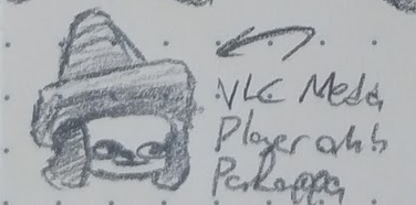 VLC Media Player PaRappa, or as the locals call him: VLC Rappa